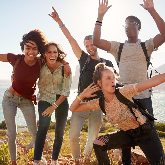 Nautical Braided Rope Bracelets Set - 10 Pcs Adjustable Waterproof Marine Cord G - Picture 7 of 7